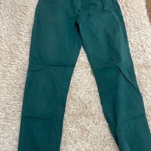 H&M Green Cotton Chinos 34R